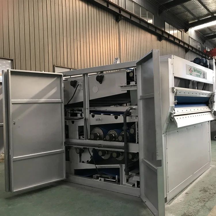 Waste Water Sludge Dewatering Treatment  Belt Filter Press Machine