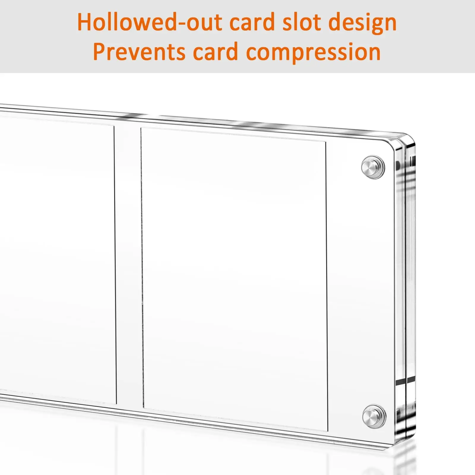 TCG pokemon Sports Trading Card Desktop Display Acrylic Display Frame for 4 Standard Cards