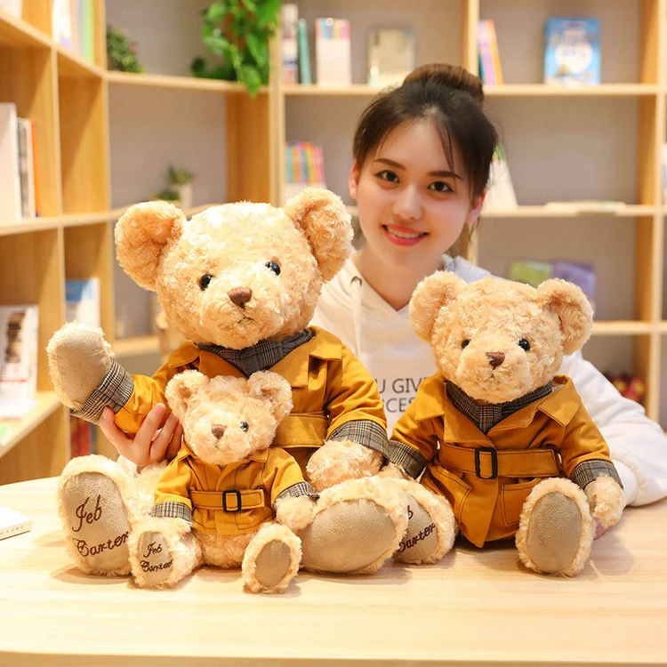 High Quality Stuffed Animal Plush Toys Teddy Bear Dolls with Clothes
