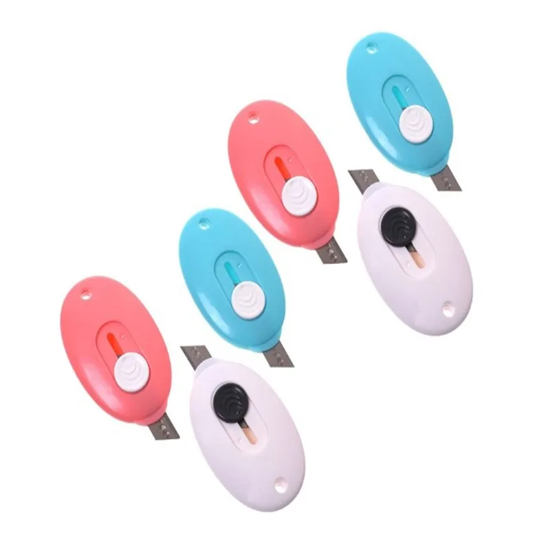 Candy Color Slitting Blade, Best Utility Knife for Students 9mm  express box opener safe box opener
