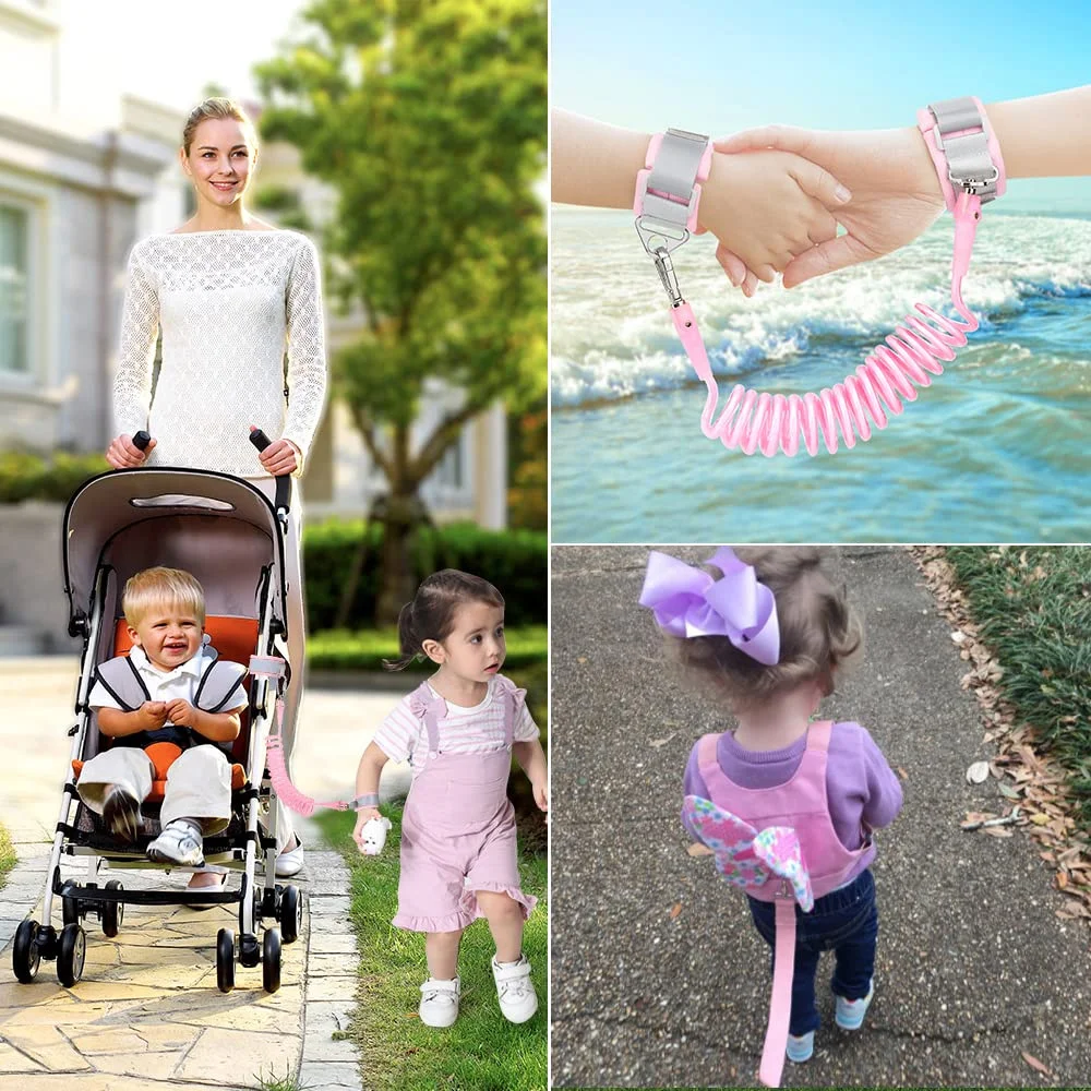 3-in-1 toddler safety belt anti-lost wrist chain child safety belt child anti-lost belt traction rope