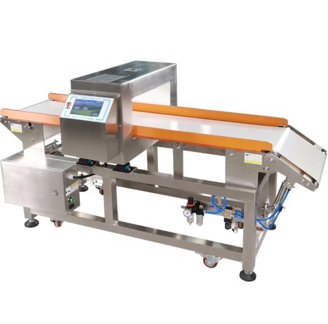 Metal Impurities Detecting Machine with Conveyor Belts,Automatic metal detector for food industry