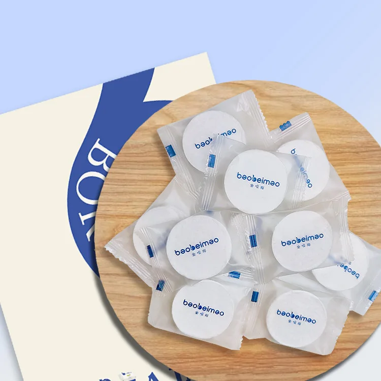 Factory Mini Portable Cotton Biodegradable Disposable Magic Hotel Coin Tissue Face Compressed Towel