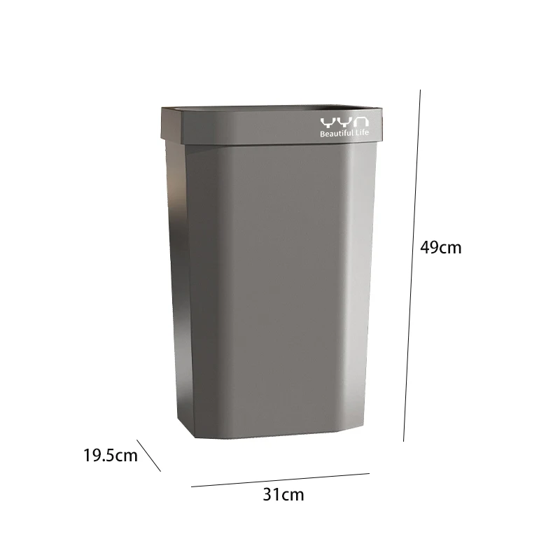 Recycle Bin Kitchen Portable Waste Bins Room Dustbins Plastic Trash Bin China Supplier