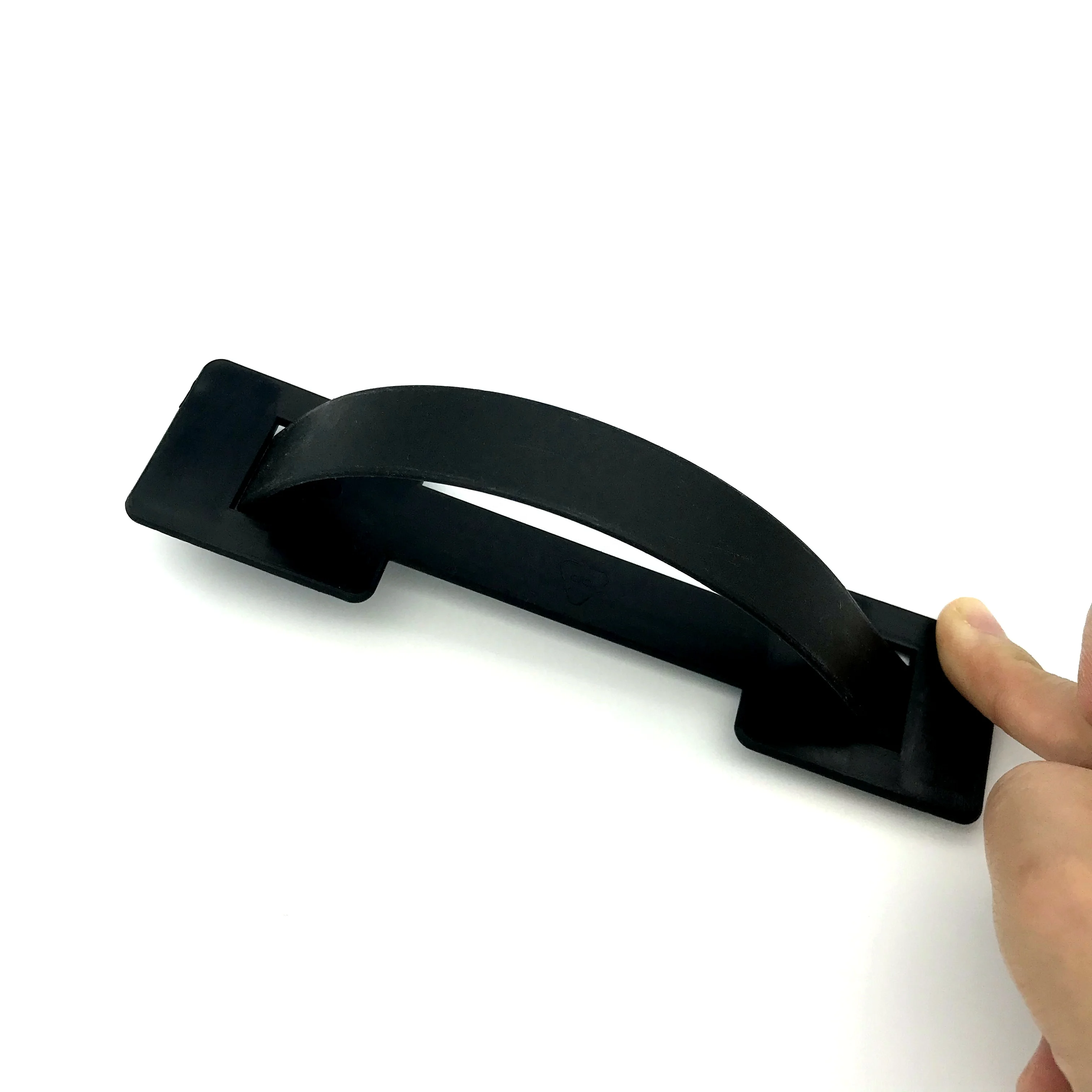 Quick shipment, handle on plastic cartons, plastic color box gift box handle