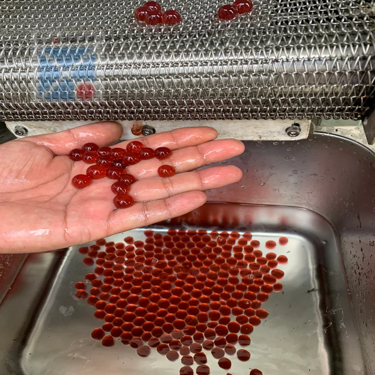 Small automatic popping boba machine maker boba machine strawberry popping boba pearls making machine