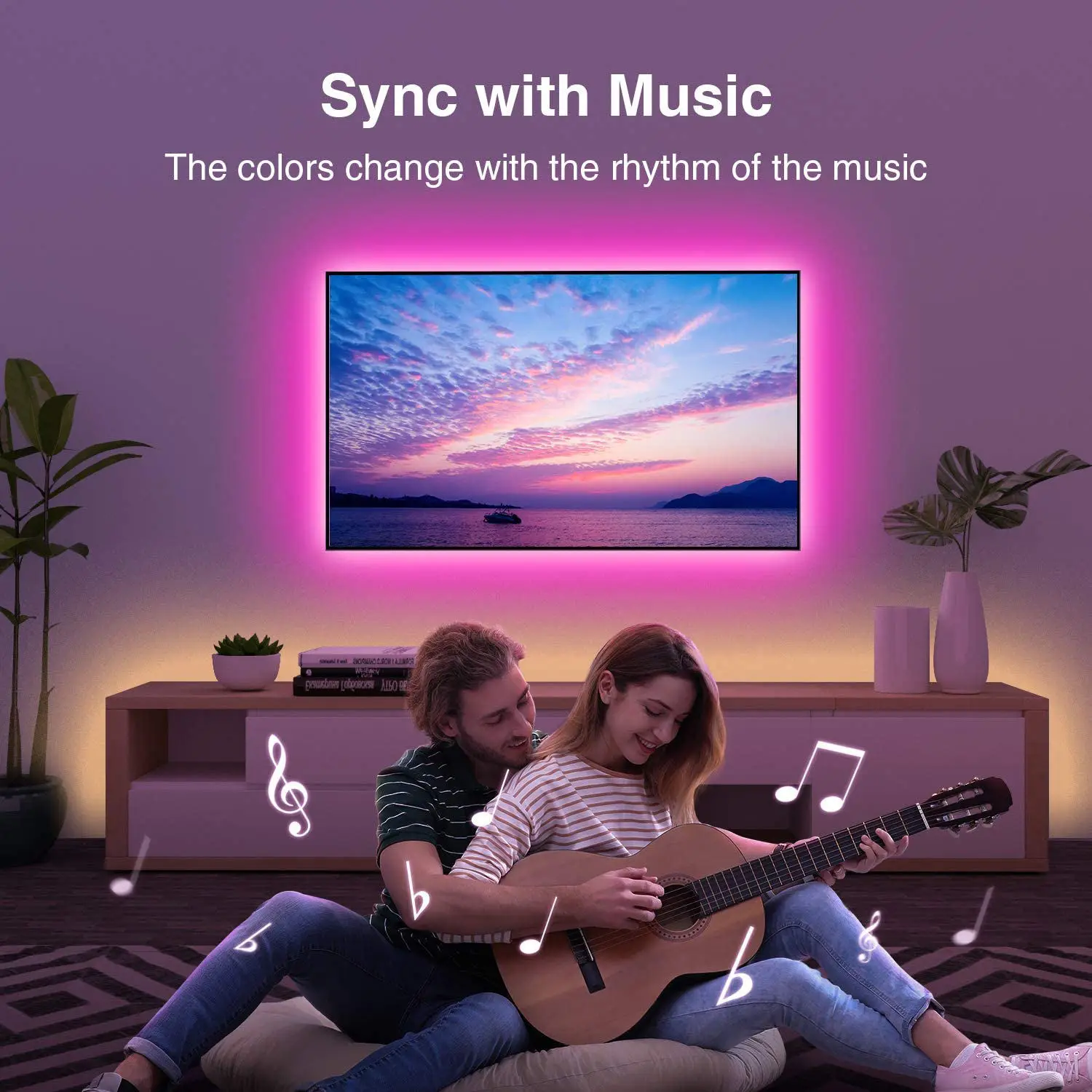 Лидер продаж умные полосы 5 В дистанционное управление гибкие Smd Rgb м Европейский/американский стандарт 5050 светодиодные