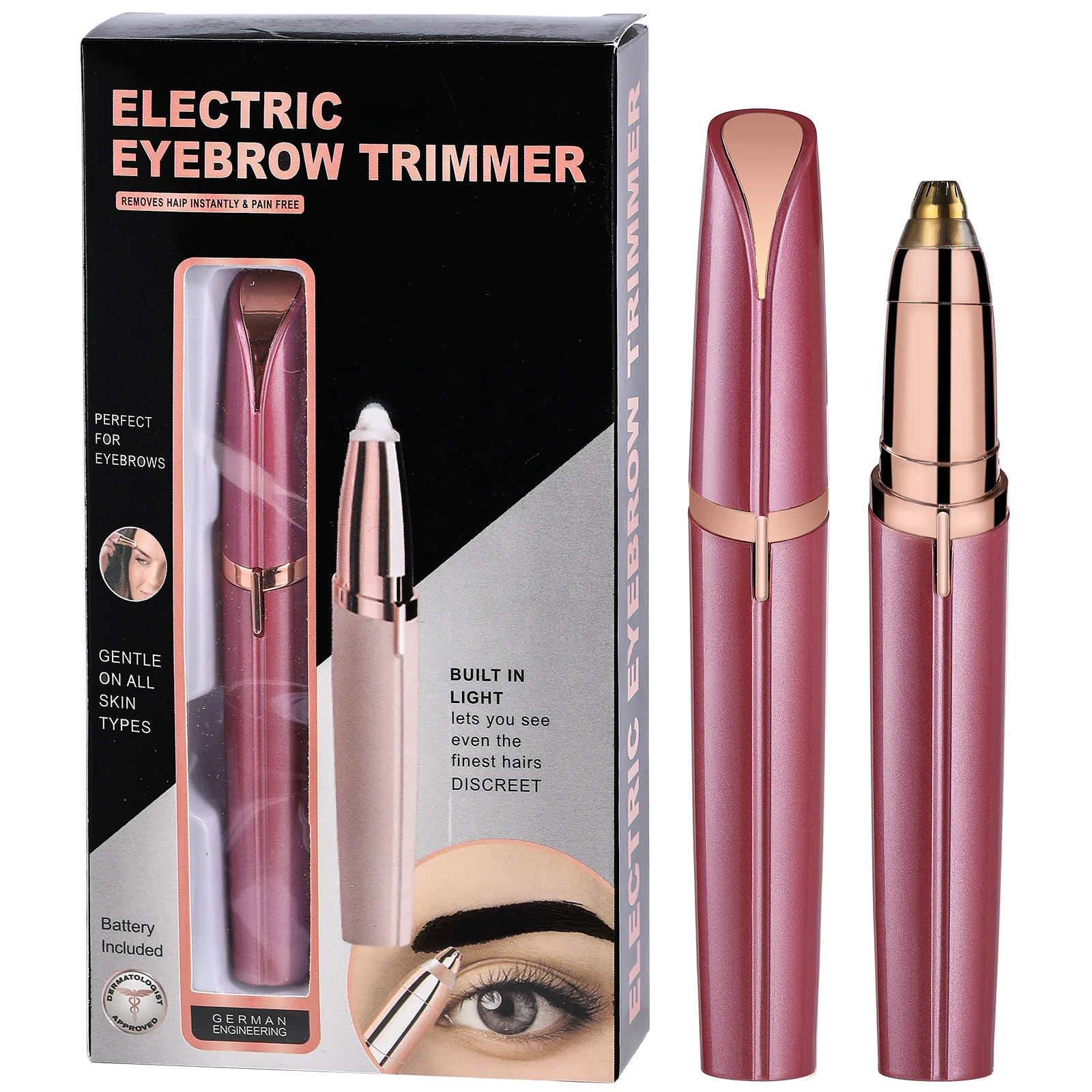 Multi-functional USB Electric Eyebrow Trimmer Lady beauty Electric Eyebrow Hair Removal Machine Shaping Trimmer