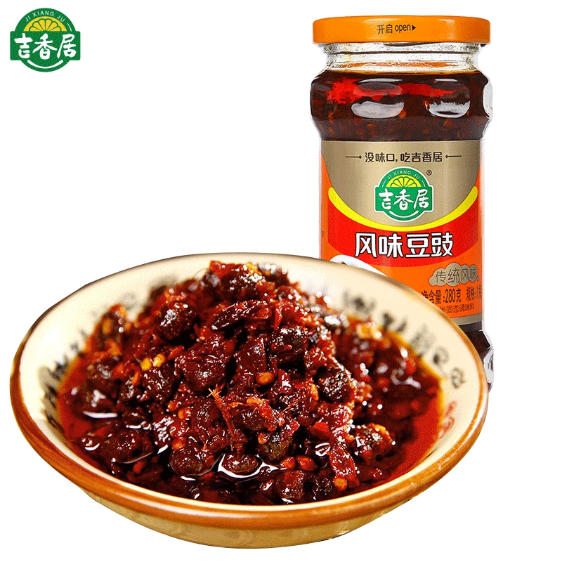 Jixiangju promotional hot pepper custom black bean sauce