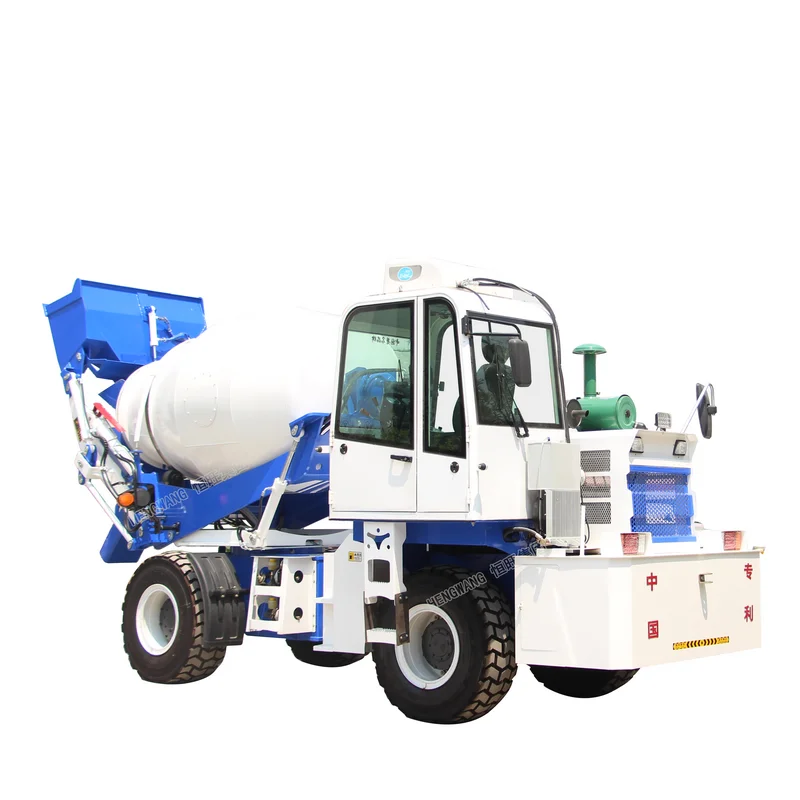 Self loading 4m3 4X4 big mobile Concrete Mixer Truck for sale