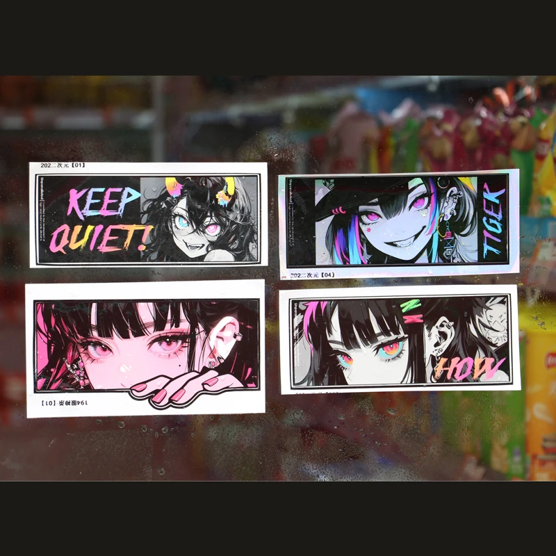 kunshan krell custom JDM car stickers custom printing holographic stickers for cars hentai stickers uncensored
