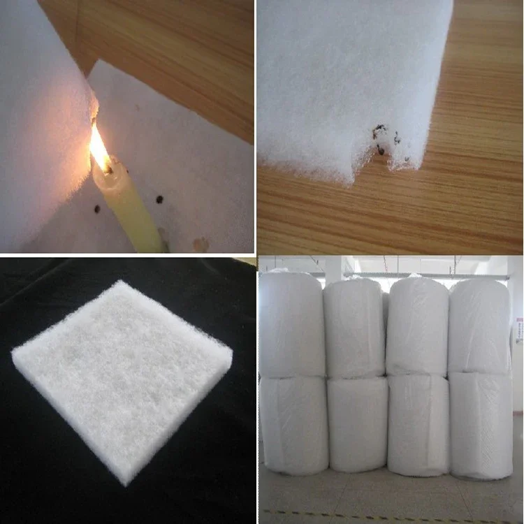 Good resilience nonwoven polyester sofa wadding filling material rolls