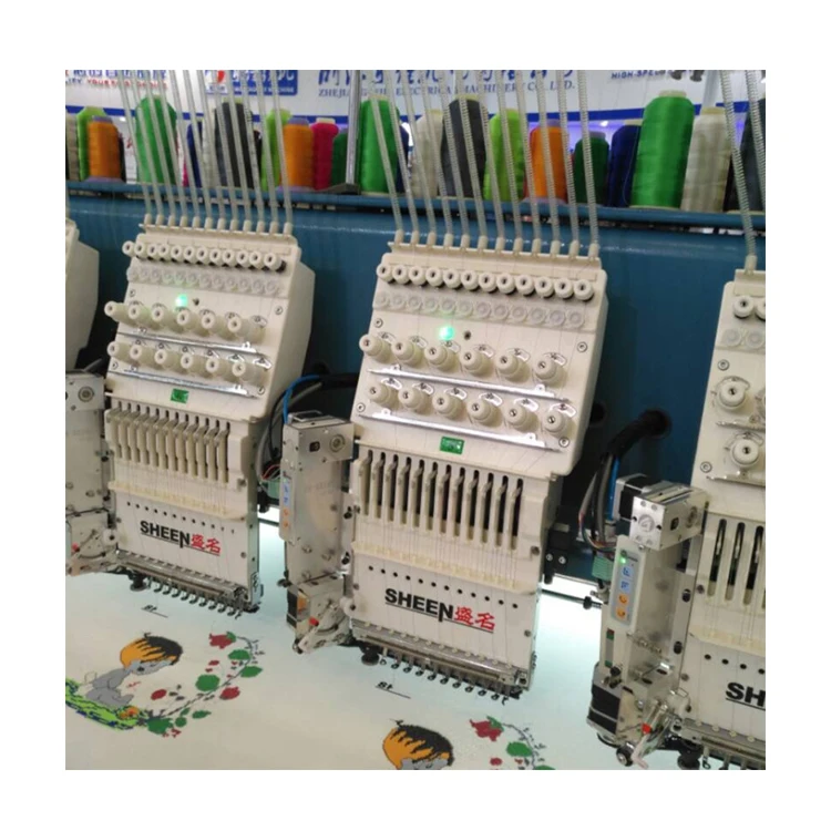 Высокоскоростная Промышленная компьютеризированная вышивальная машина с OLH/Champinion cording device