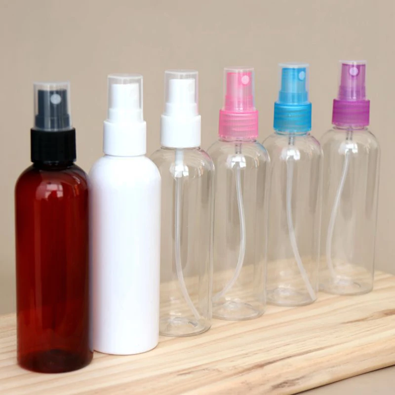 30 Ml 250ml 4 Oz 8oz Pet Amber Plastic Spery Bottol Frasco Pet Continuous Mist Spray Bottle With Pump Head
