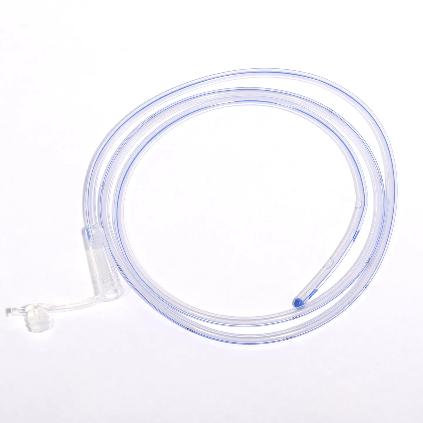 Disposable silicone nasogastric tube, intestinal feeding tube