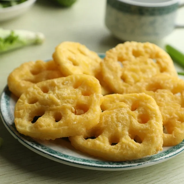 Vacuum Fried Tempura Lotus Root Chips Healthy Foods