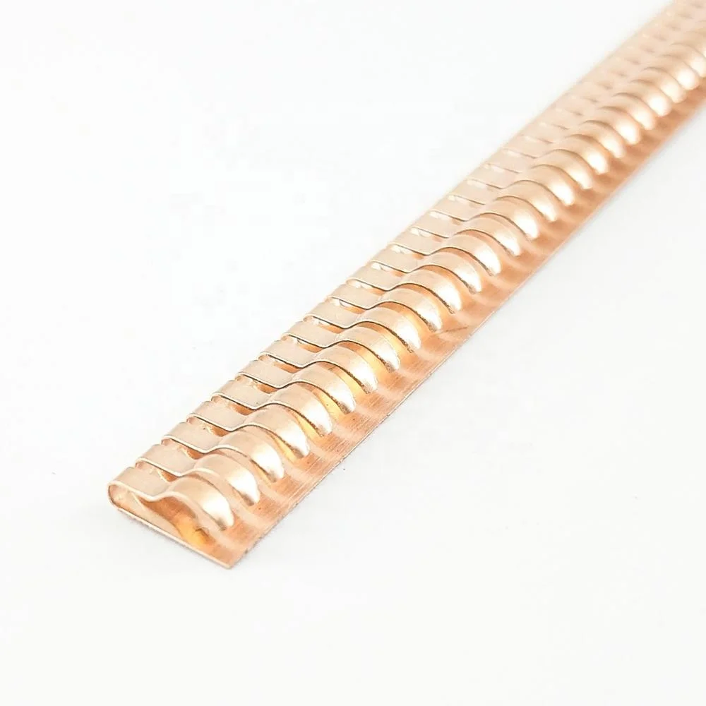 Metal EMI Shielding Strip Beryllium Copper Finger Stock