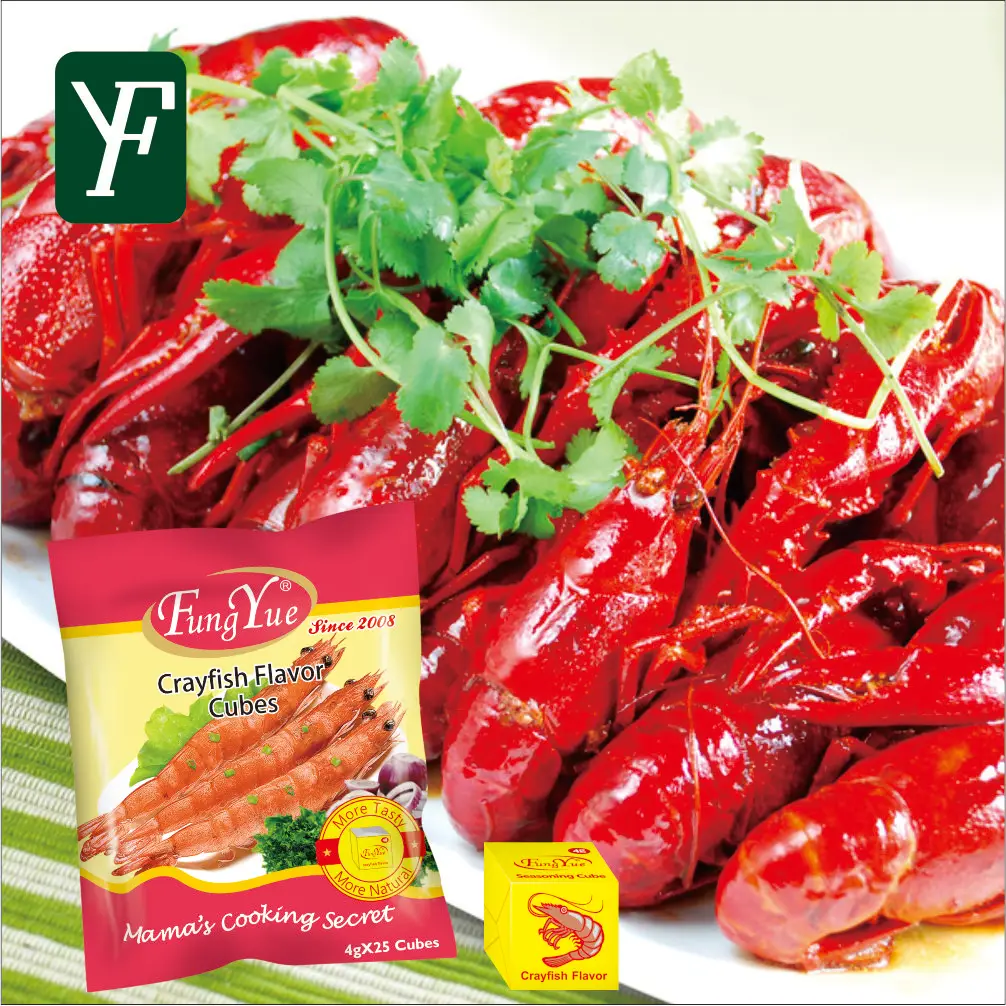 
Crayfish Bouillon Cube With Seasoning For Soup Bouillon 