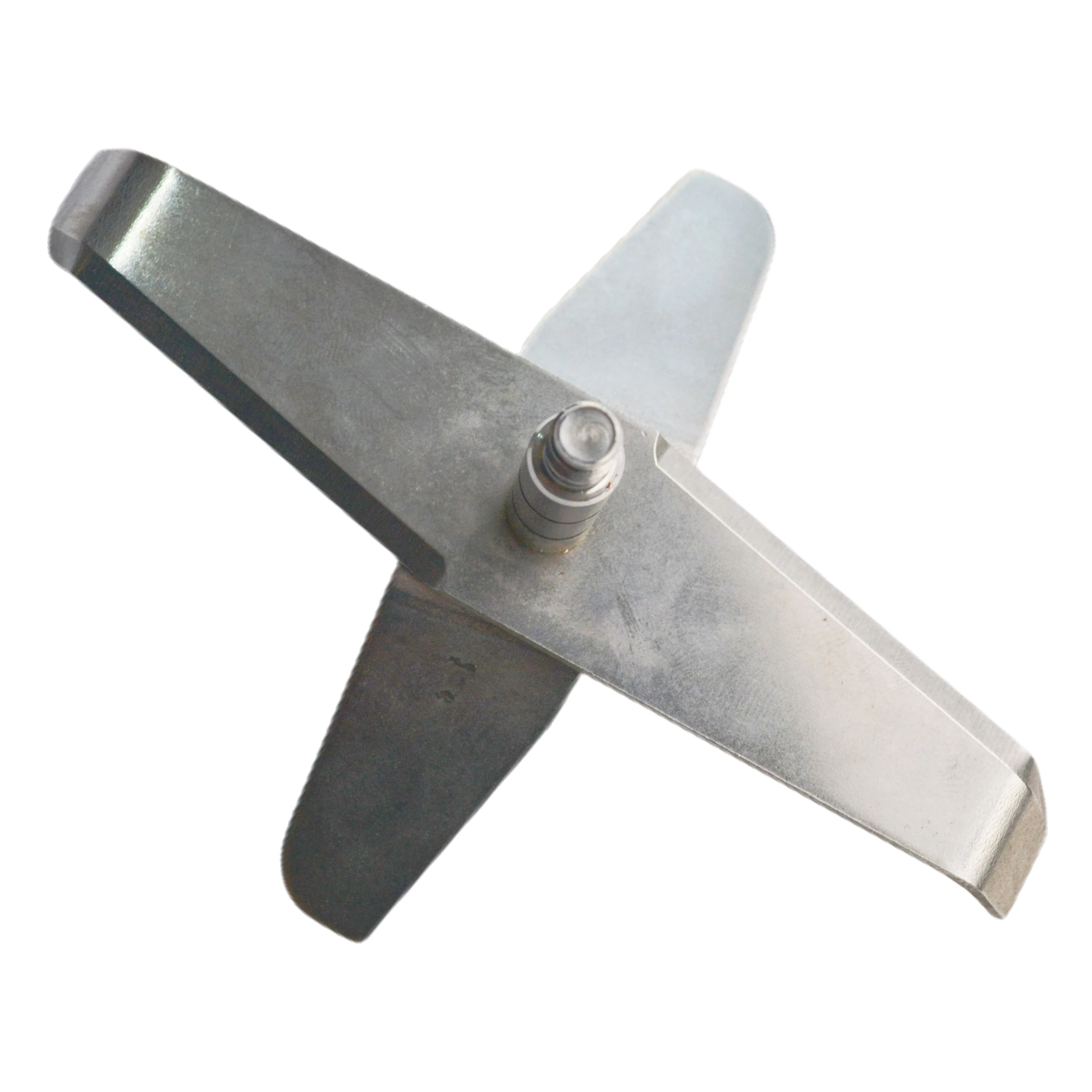 Customized 304 Stainless steel Lab Propellers 3 Blade 4 Anchor centrifugal paddle shafts for Overhead stirrer