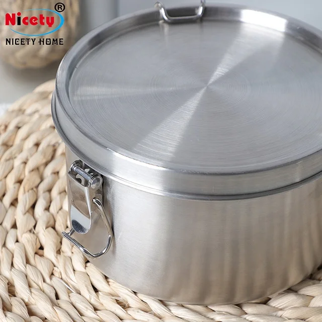 Stainless Steel Environmentally Friendly Stackable round Food Containers