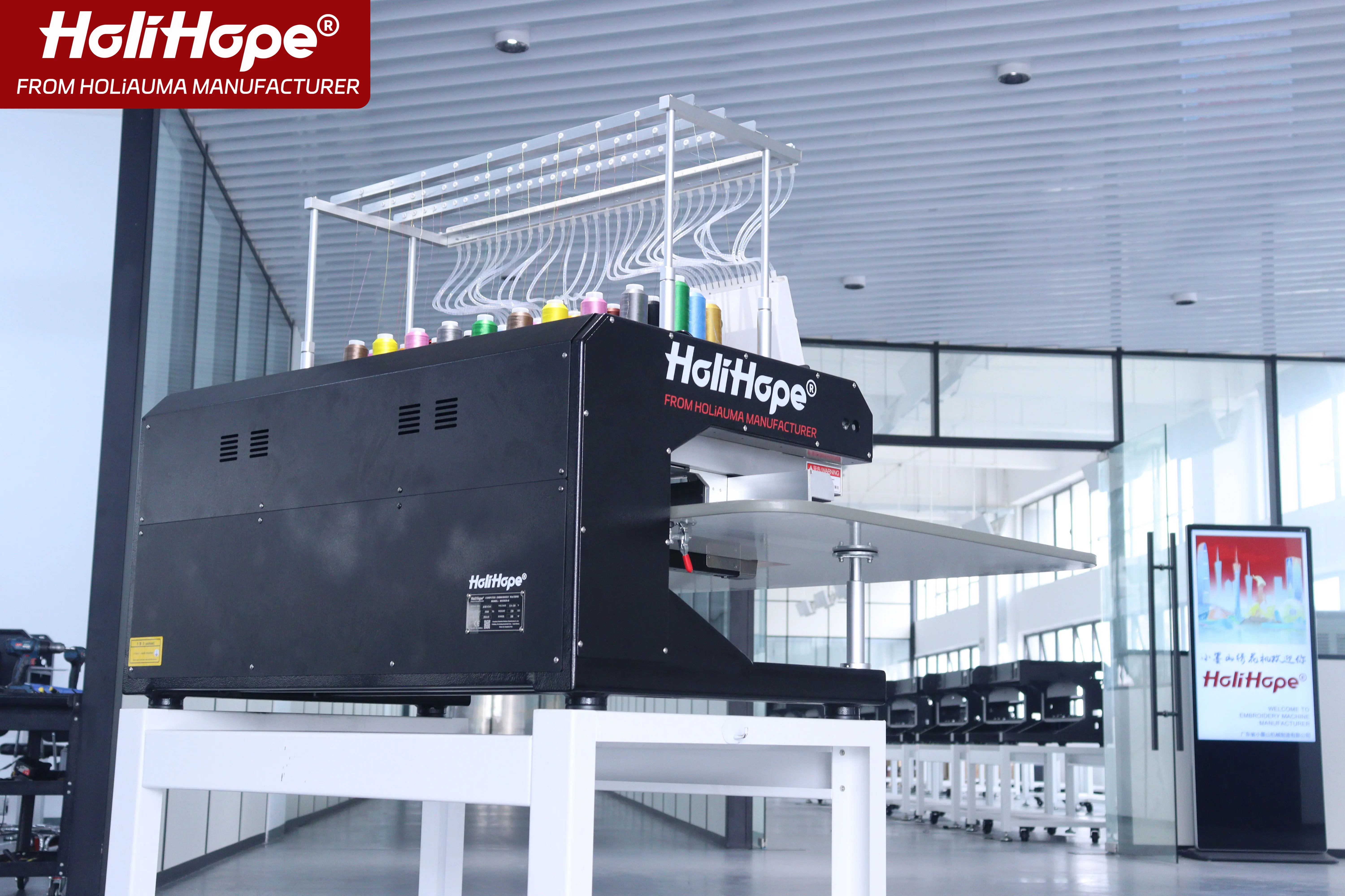 Best Computerized HOLiAUMA hat t-shirt flat Better second hand tajima barudan Embroidery Machine Dahao Wilcom sewing machine