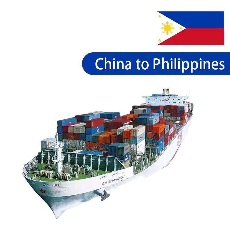 Cheapest Shipping agent To Philippines  FCL,LCL Ship to Manila sea shipping Freight Forwarded