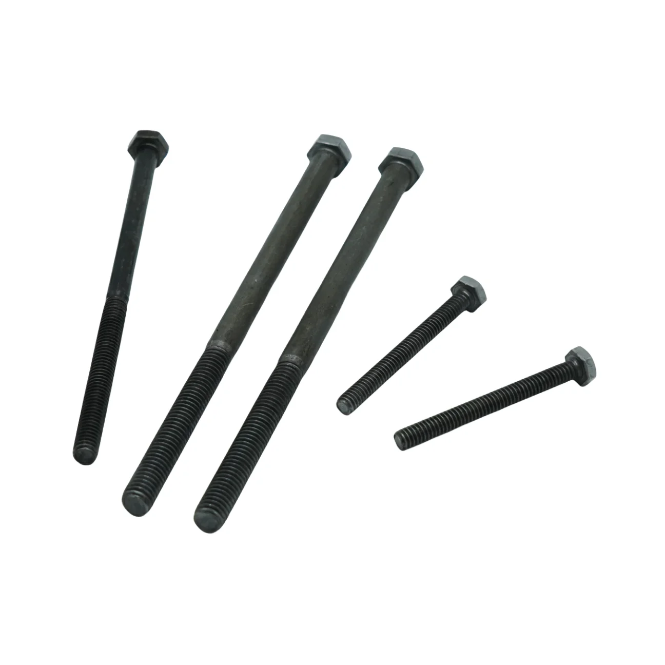 8.8 grade hexagonal bolt DIN933/931 Steel structure large hexagonal bolts stainless steel outer hexagon nut set full half thread