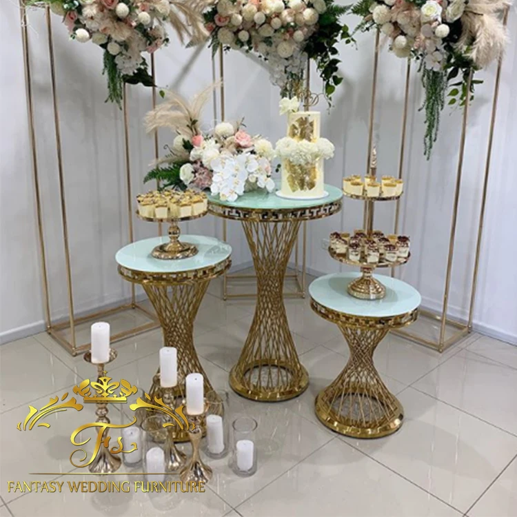 Верхняя рама из нержавеющей стали МДФ, дизайн мероприятий, Высокий золотой Цветочный Стенд