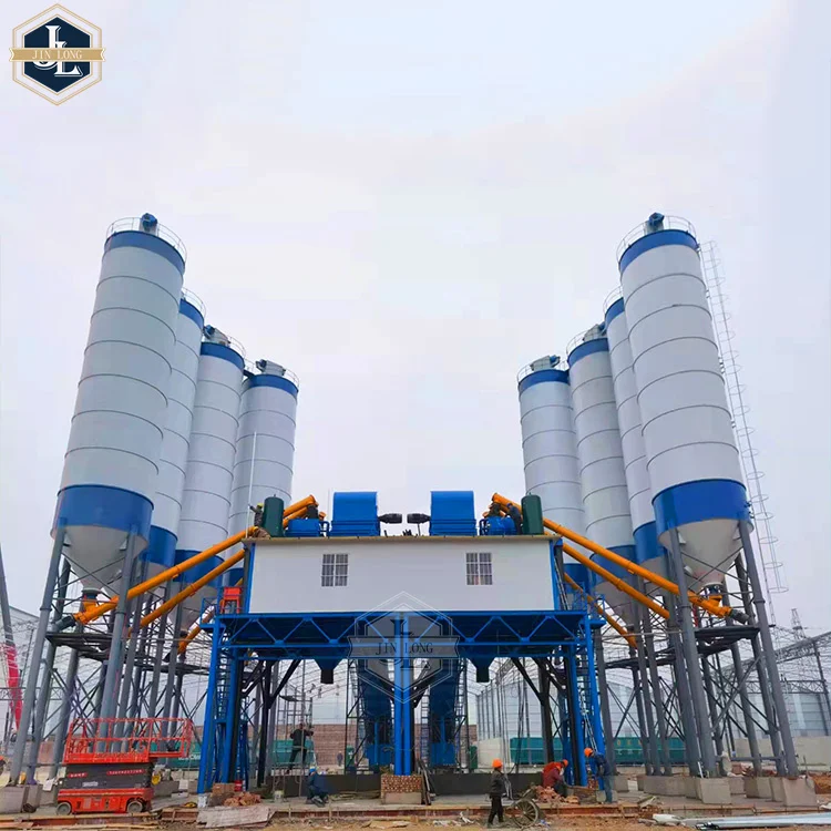 Henan building machinery equipment manufacturer small capacity HZS25 concrete batching plant