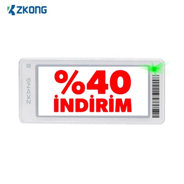 Zkong High quality NFC 2.9 inch electronic shelf label e ink digital supermarket price tag
