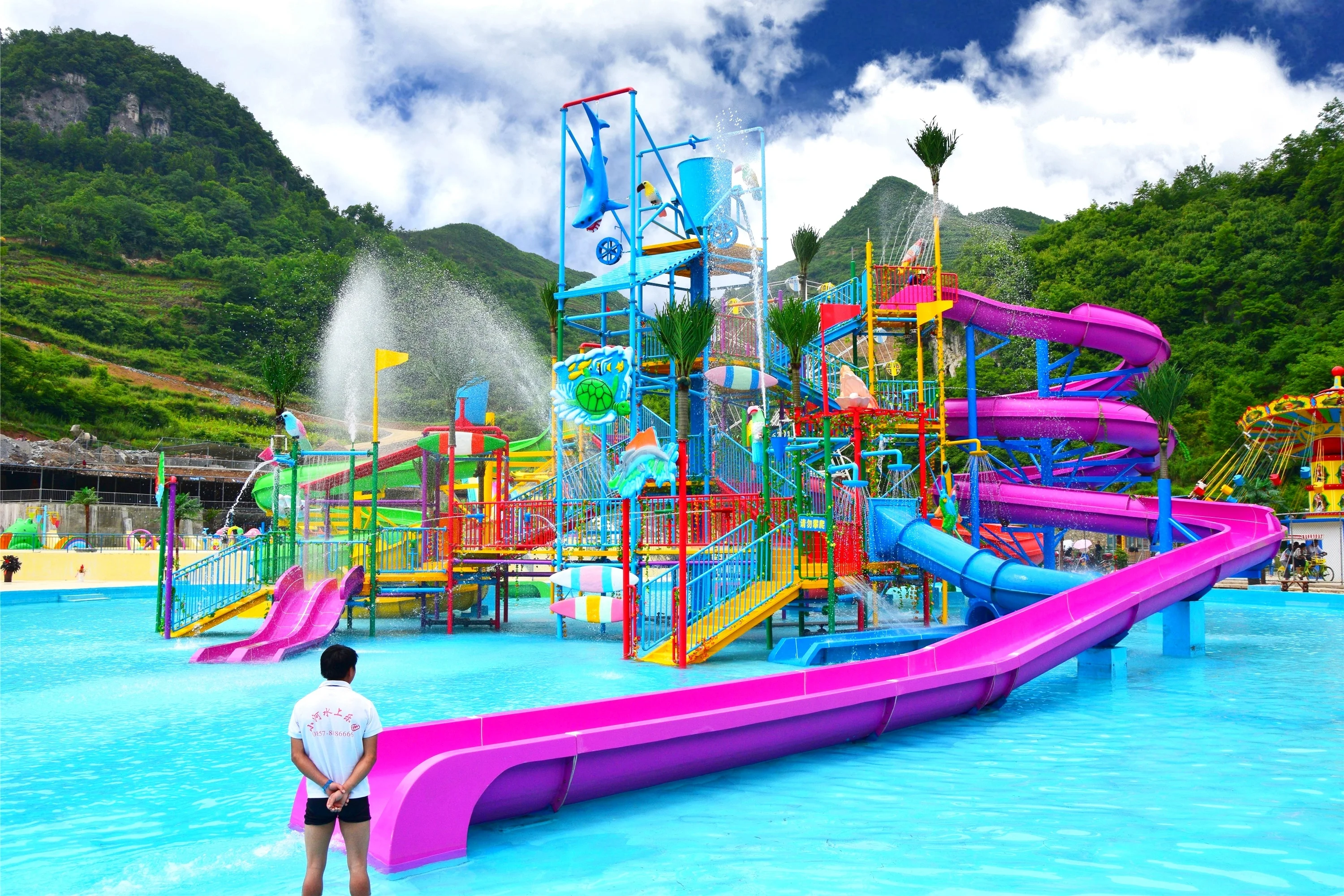 Water house tree house for sale big amusement park equipment water playground for fun