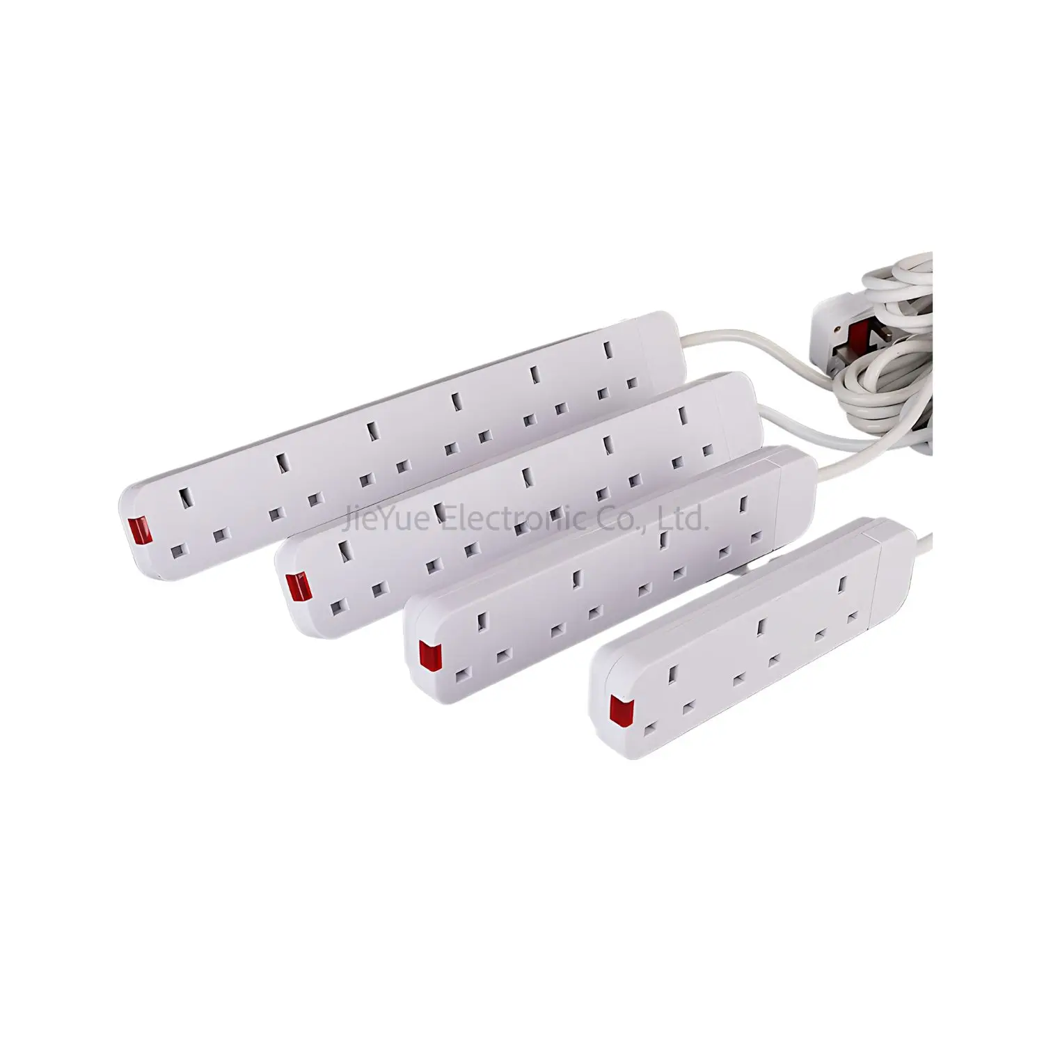 Power Strip with Extension Cord and Socket, African British Standard UK Plug 13A 3-meter Length