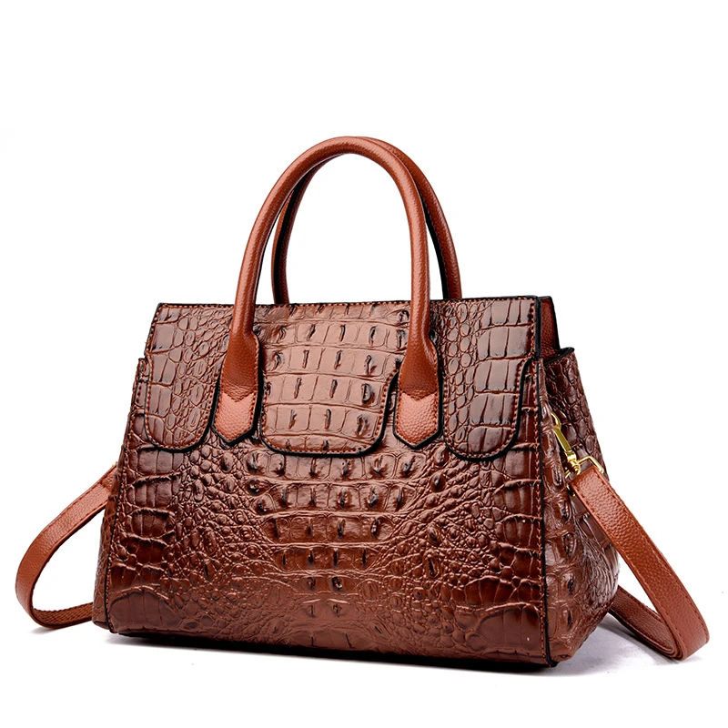 JIANUO custom Alligator crocodile handbags for women luxury with logo ladies handbags 2023