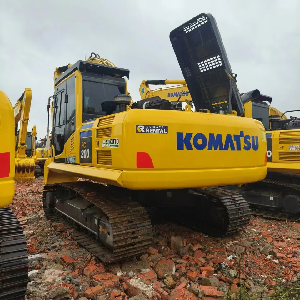 KOMATSU строительный экскаватор Komatsu PC200-7 PC200-8