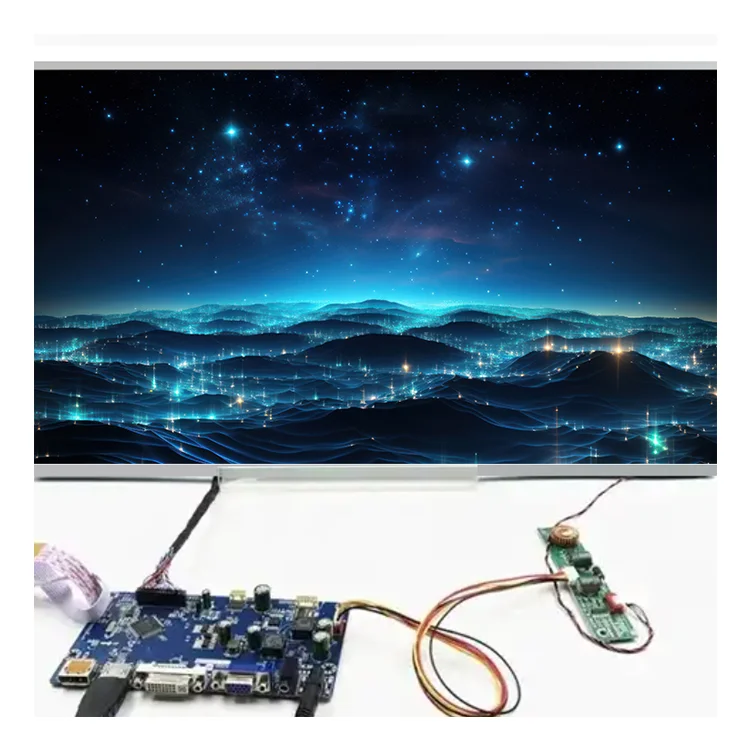 Fashion DC12V  power with speaker earphones FHD lcd controller board lvds for indoor