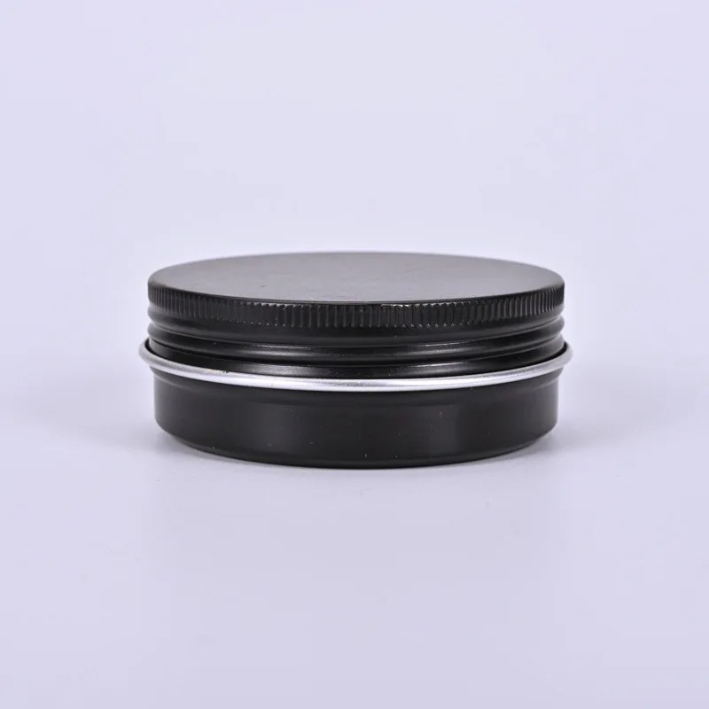 wholesale 8oz metal 8 oz empty black candle tins box round scented candle jar tins container