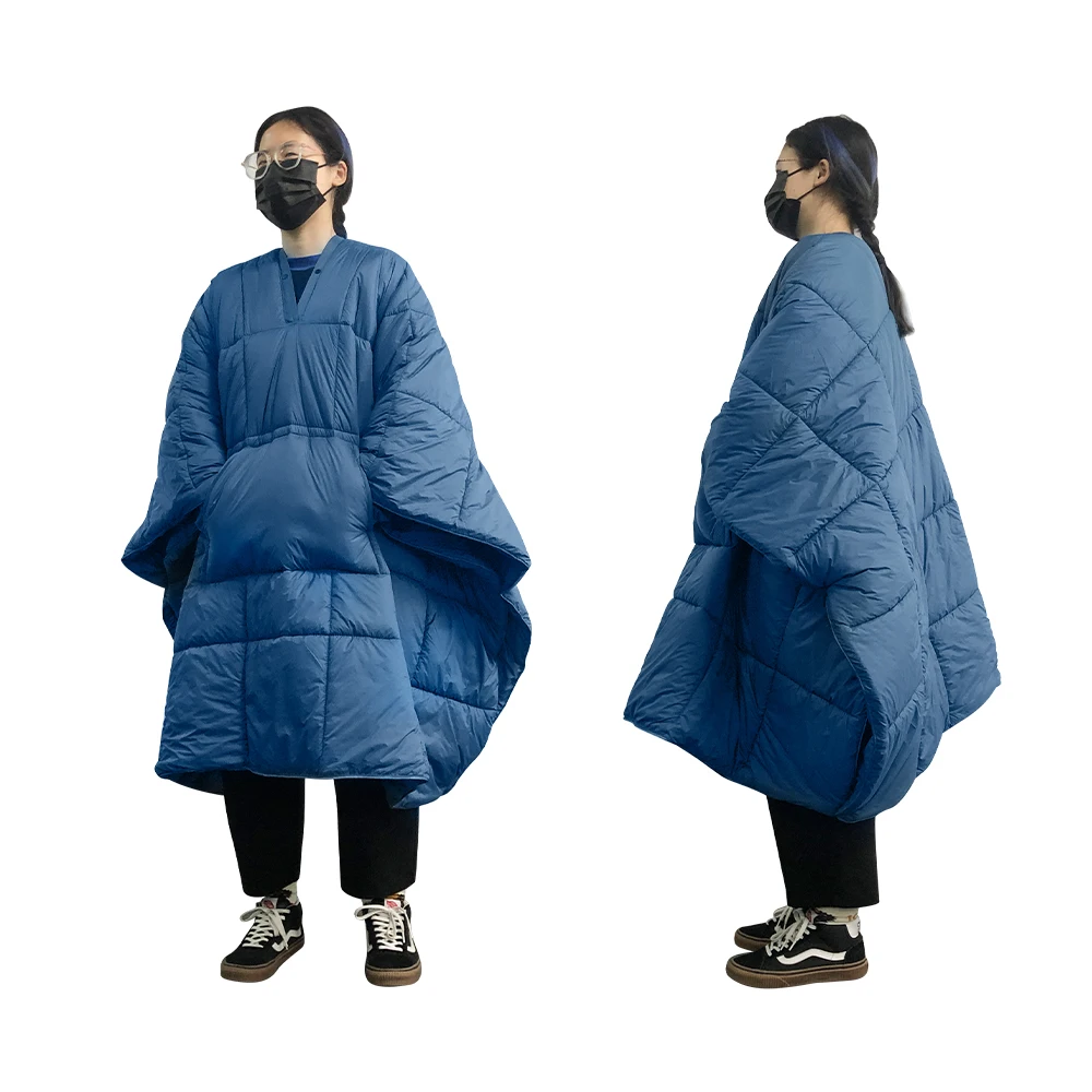 Sample Available Outdoor Lightweight Packable Down Blanket Compact Waterproof and Warm Camping Hiking Travel Blanket