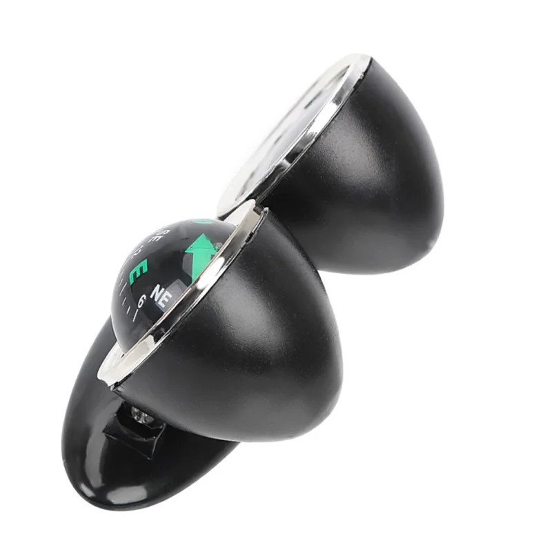 Mini Car Adjustable Compass & Thermometer