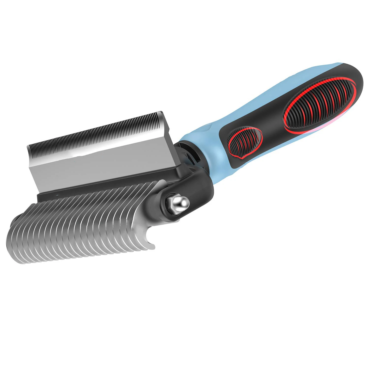 Zmaker 2 в 1 для ухода за питомцем Deshedding инструмент & Dematting подшерсток грабли маты и спутывания кошка собака удаления волос