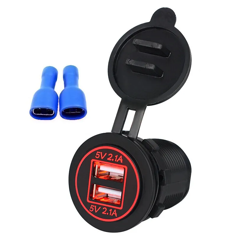 Factory Wholesale Price 5V 4.2A Dual USB Charging Socket Power Adapter