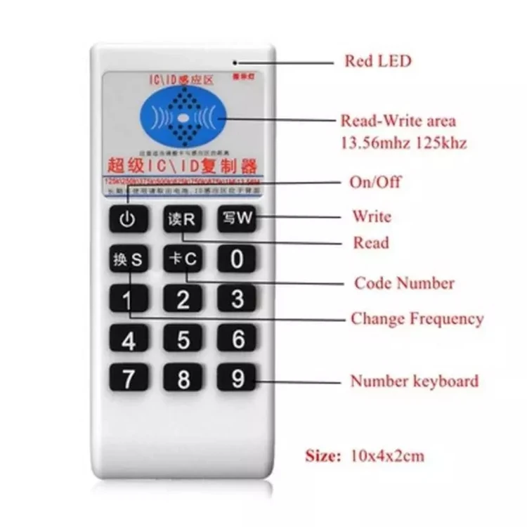 Дубликатор Nfc Ic Id Rfid-считыватель записывающее устройство для 125 кГц-875 кГц и 13 56 МГц Rfid-карт по заводской оптовой