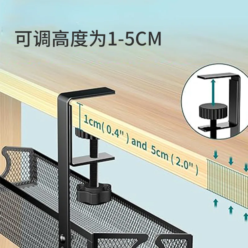 Cable Tray with Clamp for Desk Wire Management Cable for Tidy Home Office Wire Management Tray Cable  Box for Office