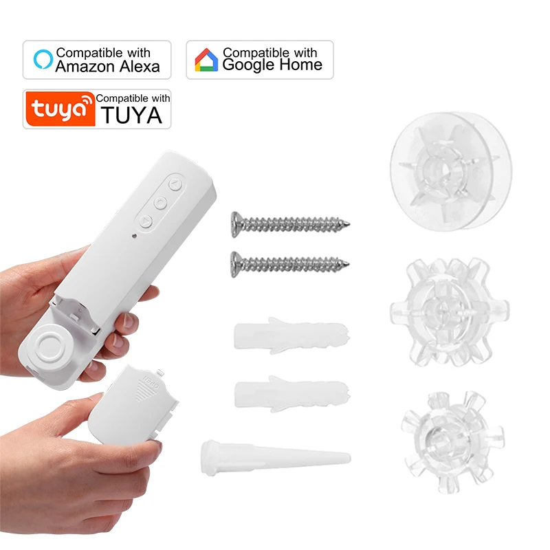 Tuya Smart Driver Motor Electric Roller Blind Motor Chain Motor For Manual Blinds Tuya App Google Home Alexa Voice Control
