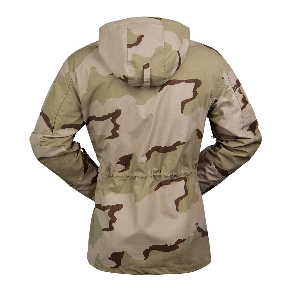 China Cema Camo Windrunner Winter Warm Suit Tri Color Desert Tactical Field Jacket