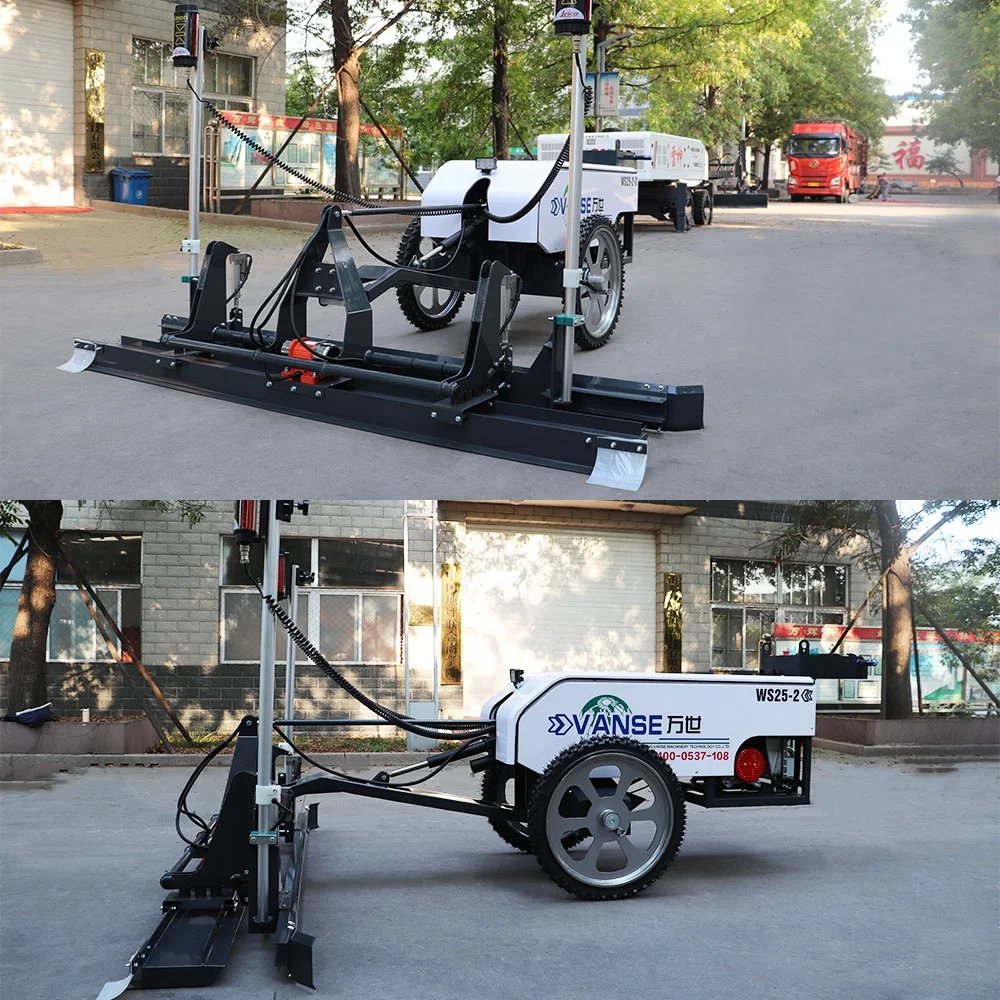 VANSE WS25-2 Gasoline Engine Concrete Laser Leveling Machine Self Leveling Concrete Laser Levelling Machine With Receiver