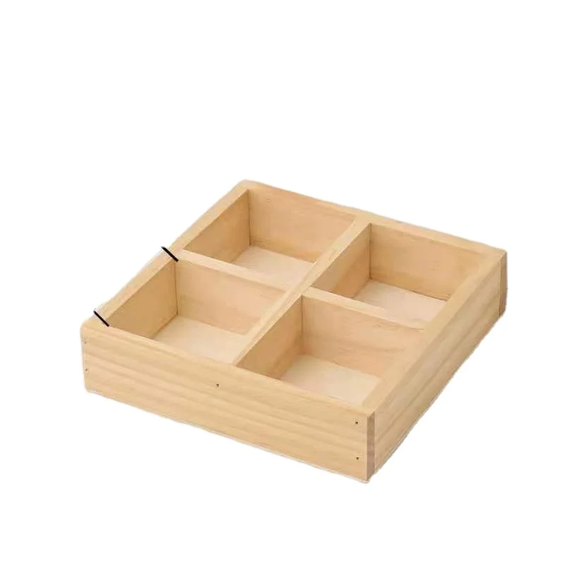 Настольные Офисные принадлежности многофункциональная декоративная бамбуковая коробка для хранения закусок-купите бамбуковую коробку