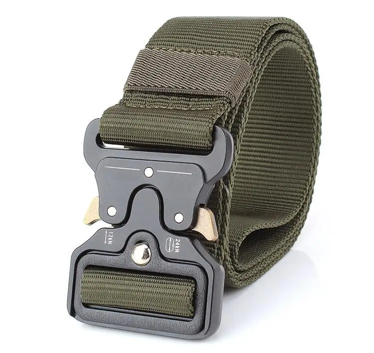 Tactical Belts Nylon litary Waist Belt with Metal Buckle Adjustable Hvy Duty Training Waist Belt Hunting Accessories