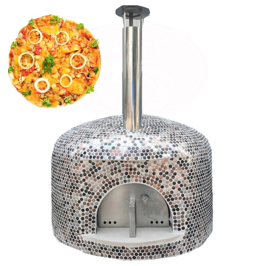 Итальянская уличная духовка для пиццы woodfire 500 градусов, круглая керамическая печь для выжигания, встроенные духовки для пиццы, цена