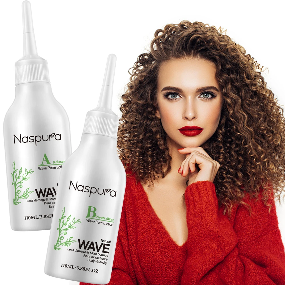 Naspura hair cosmetic products permanent relaxer neutralizer wave perm lotion