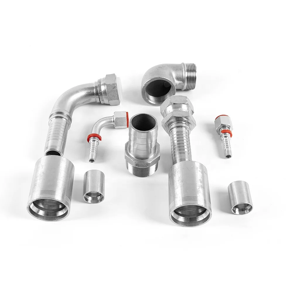 High quality male thread SS 304 hex pipe fitting NPT 1/2 inch to NPT 1/2 inch hose fitting adapter reducer